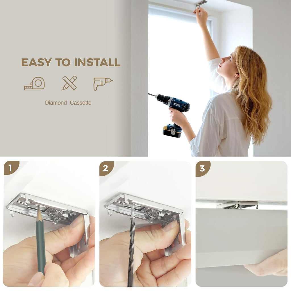 Motorized Zebra Blinds with Remote, Smart Custom Shades