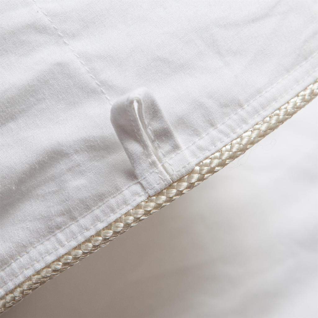 King Size Siberian Goose Down Comforter, 100% Egyptian Cotton, White, & 50Oz