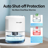 44oz(1.3L) Small Dehumidifier for Home Auto