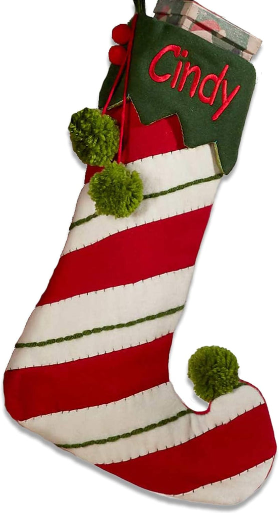 Personalized Whimsical Jester Stocking - 19 Inch