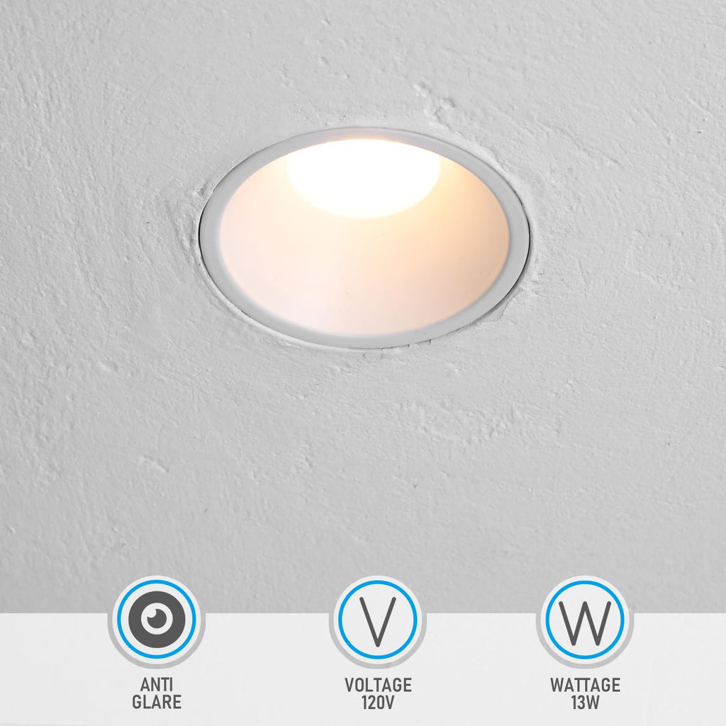5CCT 2 Inch Recessed LED Lights, Round Trimless Downlight