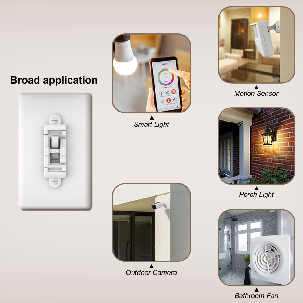 Child Proof Light Switch Cover Guard, Toggle Switch Lock, 5 Pack