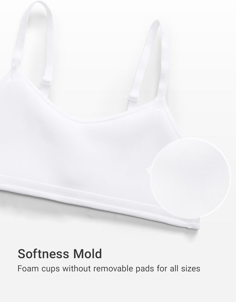 Girls Softhold Mold V Neck Training Bra