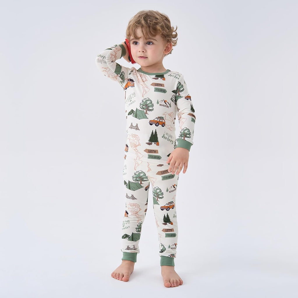 Baby Viscose from Bamboo Pajama Set Toddler Boy Sleepwear