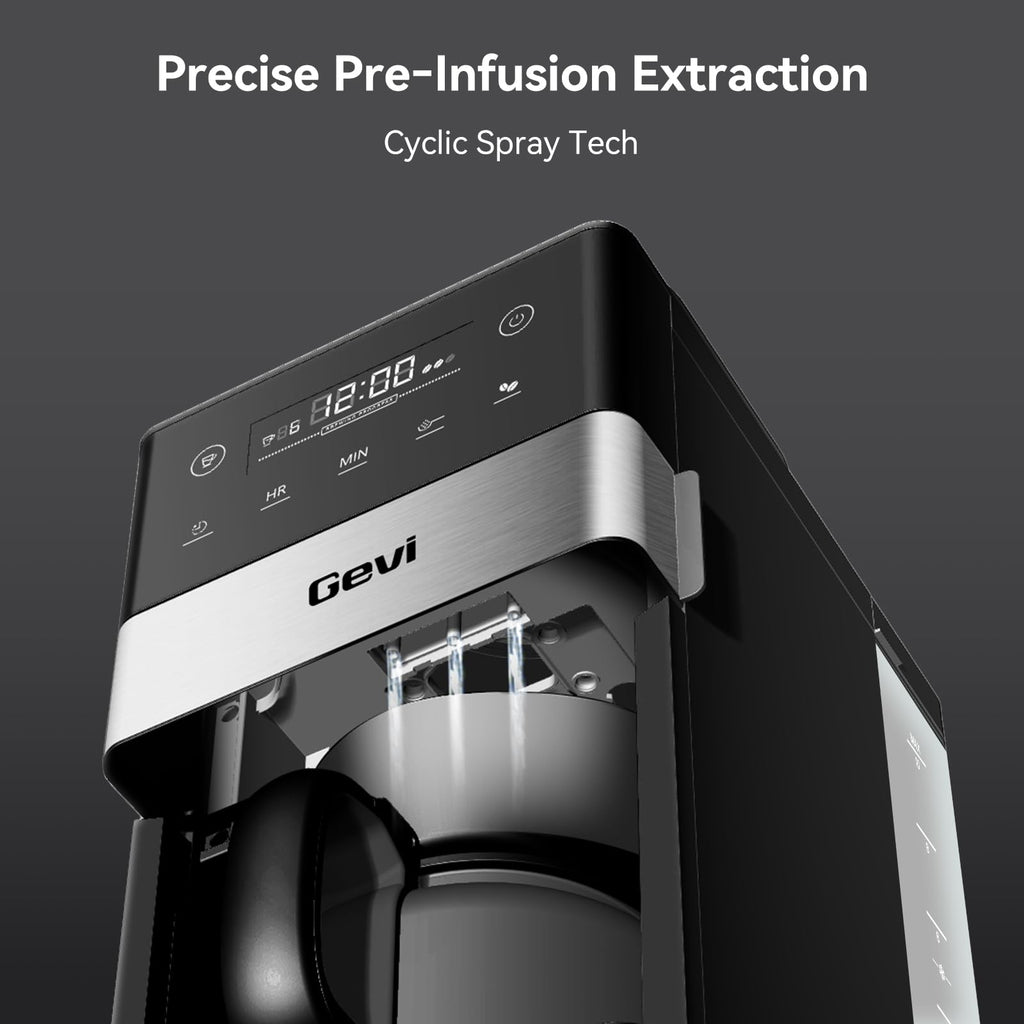 10-Cup Grind & Brew Coffee Maker, Touch Screen, Programmable Brew