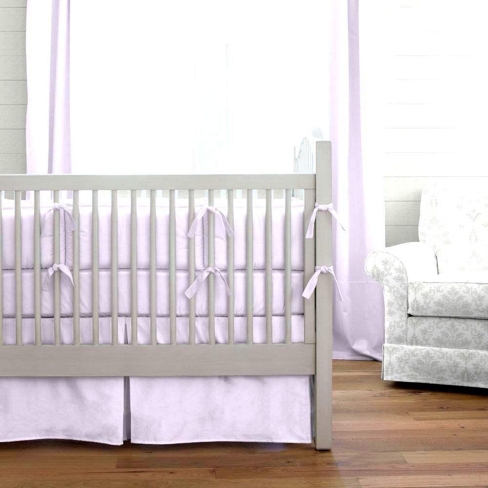 Crib Bed Skirt Pleated Crib Skirt Dust Ruffle, 100% Natural Cotton, Nursery Crib Toddler Bedding Skirts for Baby Boys
