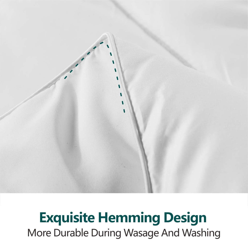 Soft California King Size Comforter Duvet Insert-Down Alternative Comforter with Corner Tabs-Lightweight Breathable