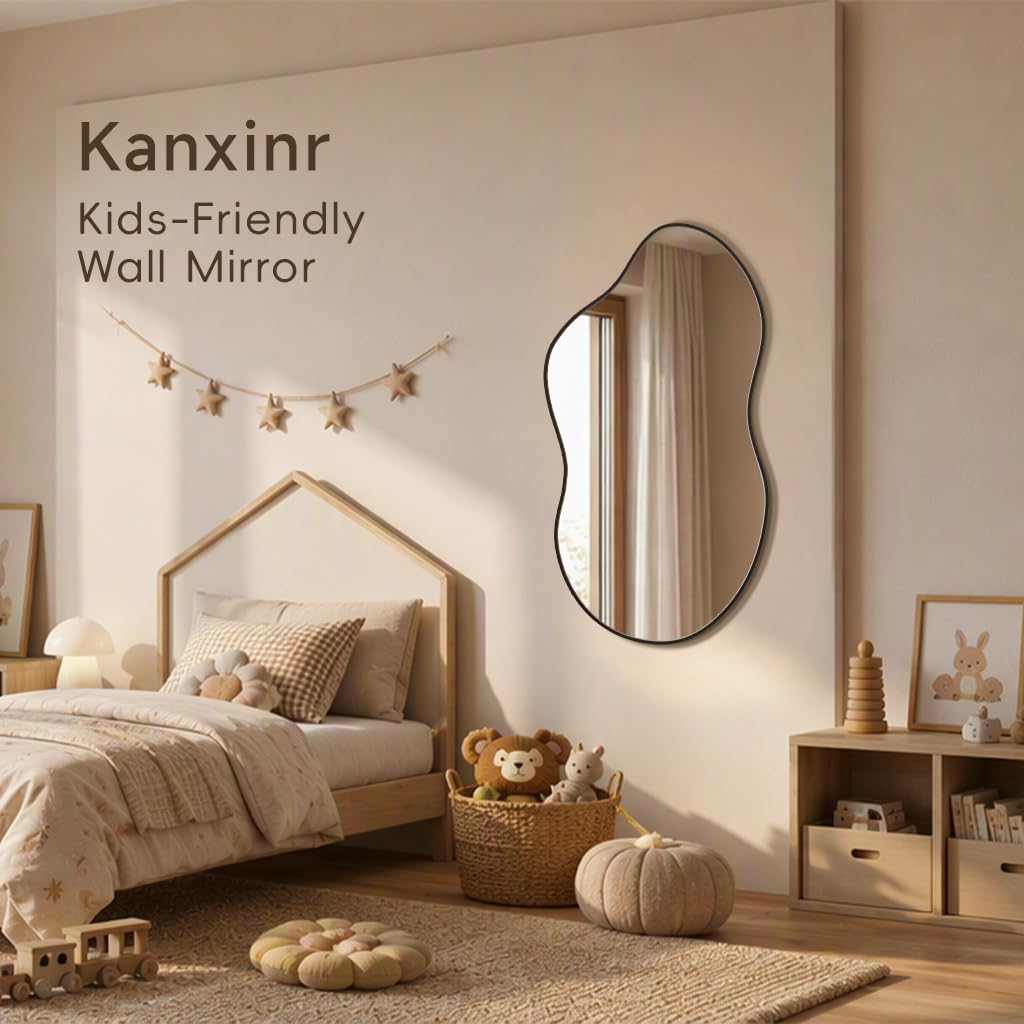 26"x48" Wall Mirror Irregular Mirror Bedroom Entryway