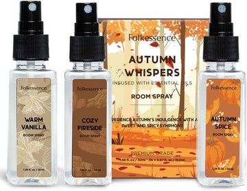 Fall Room Spray, Autumn Spice, Odor Eliminators-5.1 Oz - Set of 3