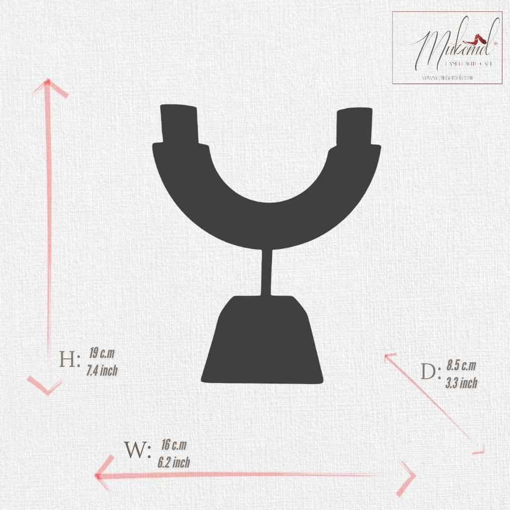 Bended candelabra (7.50 inch, Full set, Home Décor, Luxury candle holder,Handmade Marble Decoration, Natural Marble)