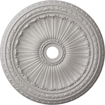 Viceroy Ceiling Medallion, Ultra Pure White, 35 1/8"OD x 4 7/8"ID x 2 1/2"P