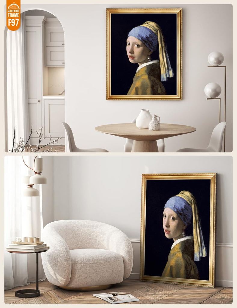 Girl With a Pearl Earring Canvas Wall Art, 40x30