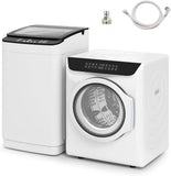 Portable Washer and Dryer Combo Set, 28Lbs Full-Automatic Washing Machine and 2.8 Cu.Ft Portable Clothes Dryer with 10