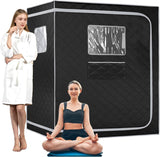 Smartmak Full Size Steam Sauna Tent, Portable Whole Body Home Spa Room, 1 or Two Person Large Space