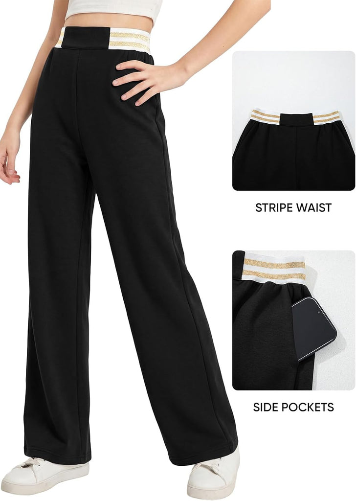 Girls Straight Leg Chino Uniform Pants