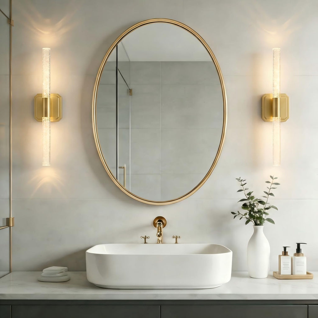 Battery Operated Wall Sconce Set of 2, 10000mah Rechargeable Gold Crystal Wall Sconce, 3 Colors 360° Rotate Wireless