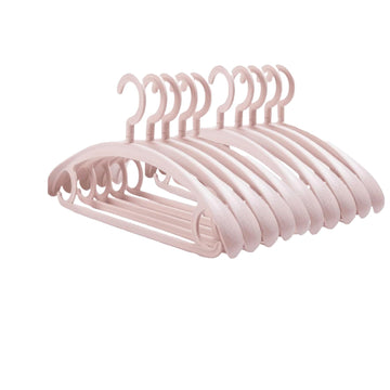 Heavy Duty Hanger Swivel Wide Shoulder Clothes Hanger Pink