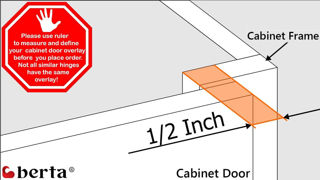20 Pack, 1/2" Overlay 3D Soft Close Concealed Hinge for Face Frame Door, Smooth Slow Self Closing Hinges, Satin Nickel