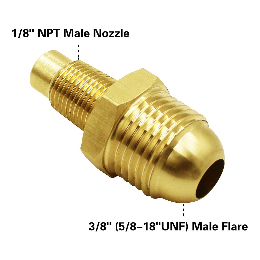10FT 20PSI Adjustable Propane Regulator Hose with Brass Orifice and Air Mixer Kit 150, 000 BTU For Fire Pit