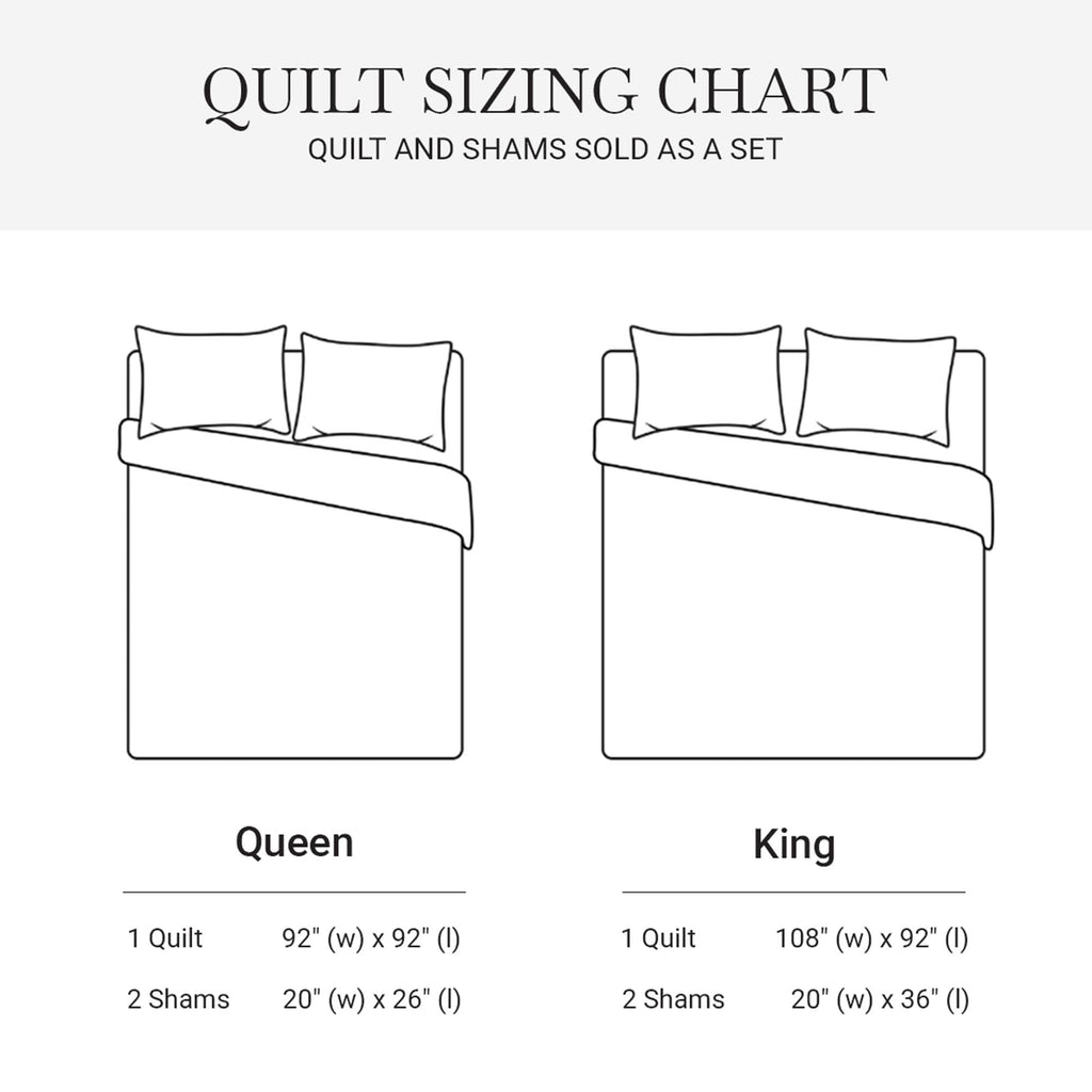 100% Cotton Quilt Set, Stone Washed Bedspread with Embroidered Leaf, Soft Percale Coverlet, Modern