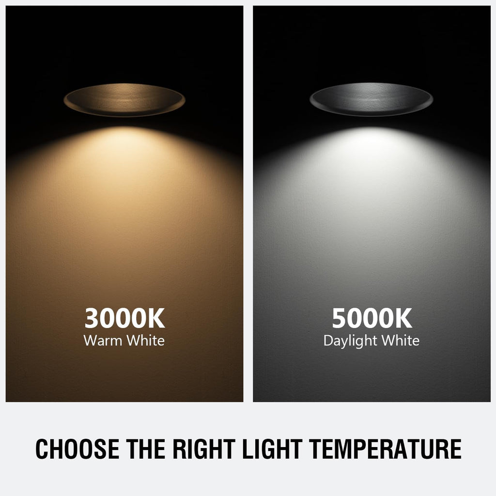 A19 LED Light Bulbs 60 Watt Equivalent, 90 CRI, Dimmable, Warm White 3000K, 760 Lumens, E26 Base, 120V, 8W LED Bulbs