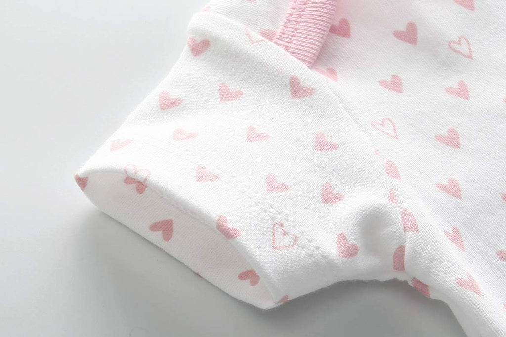 Baby Bodysuit Short Sleeve baby One-Piece Cotton Pack baby clothes