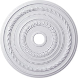Cole Ceiling Medallion, 25 3/8"OD x 3 3/8"ID x 1 3/8"P (Fits Canopies up to 9 1/8"), Factory Primed