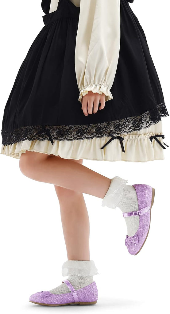 Girl's Non-Slip Soft Bow Ballet Flats