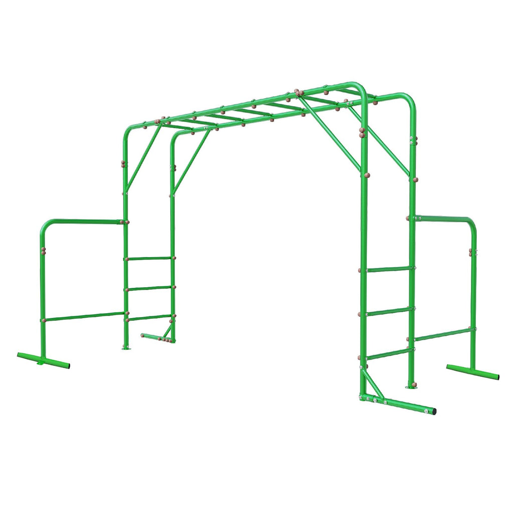 Outdoor Monkey Bars for Backyard, Metal Jungle gym for Child