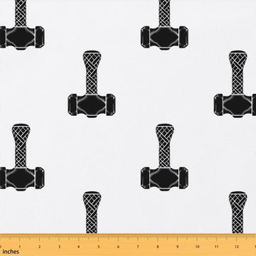 Fabric by The Yard Tool Abstract Hammer Soft Not Stretchy