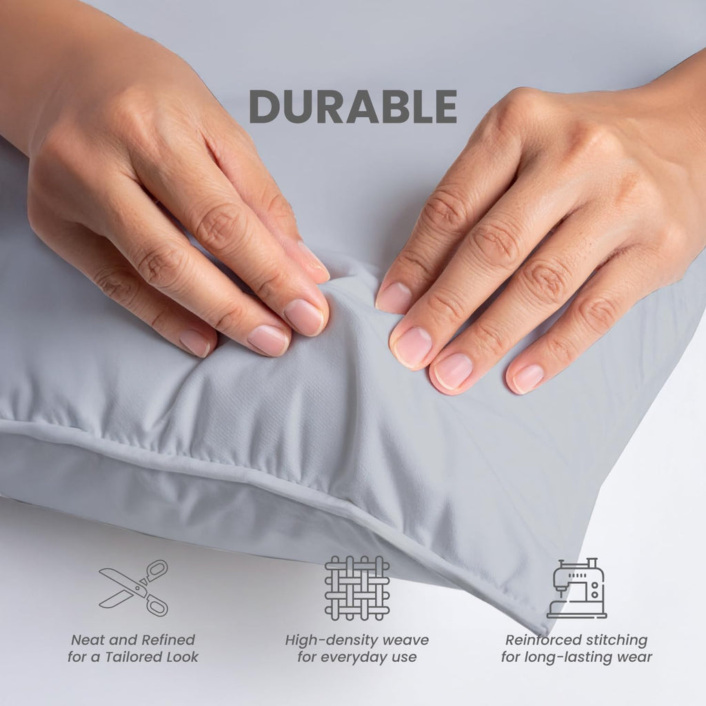 800 TC Egyptian Cotton Pillow Case King Size Pillowcases King Size Bed Luxury Hotel Quality Pillow Cover Set of 4