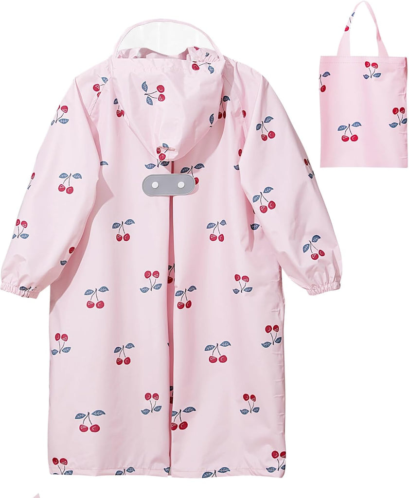 Toddler Kids Raincoat Boys Girls Rain Jacket Waterproof Rain Poncho Reusable Outwear Rainwear Rain Suit