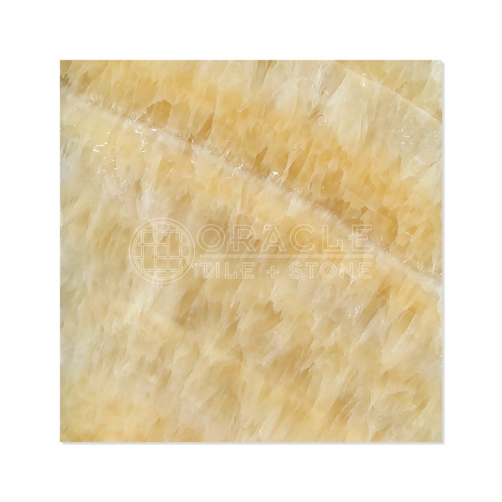 Honey Onyx 12 X 12 Polished Premium Field Tile - Box of 5 sq. ft.