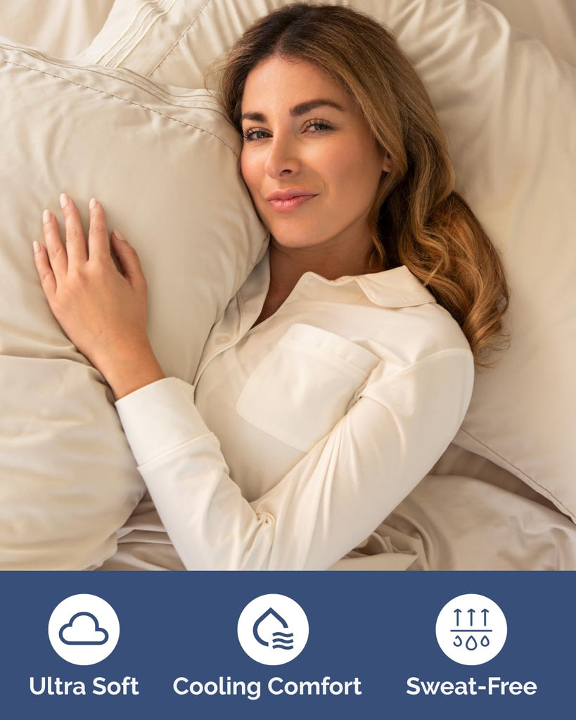CGK Extra Deep Flex Top Split Head King Fitted Sheet Only - Wheat