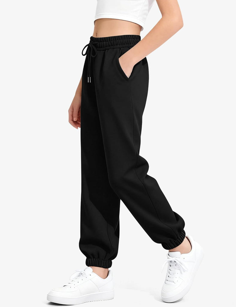 Girls Sweatpants Fleece Athletic Lounge Pants Kids Joggers