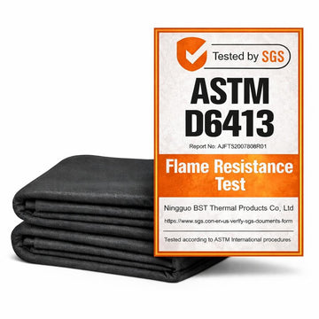 Welding Blanket Fireproof Carbon Felt Soldering Mat & Pad, 2 Packs 20x36 Inch Flame Retardant Fabric, Heat Shield for