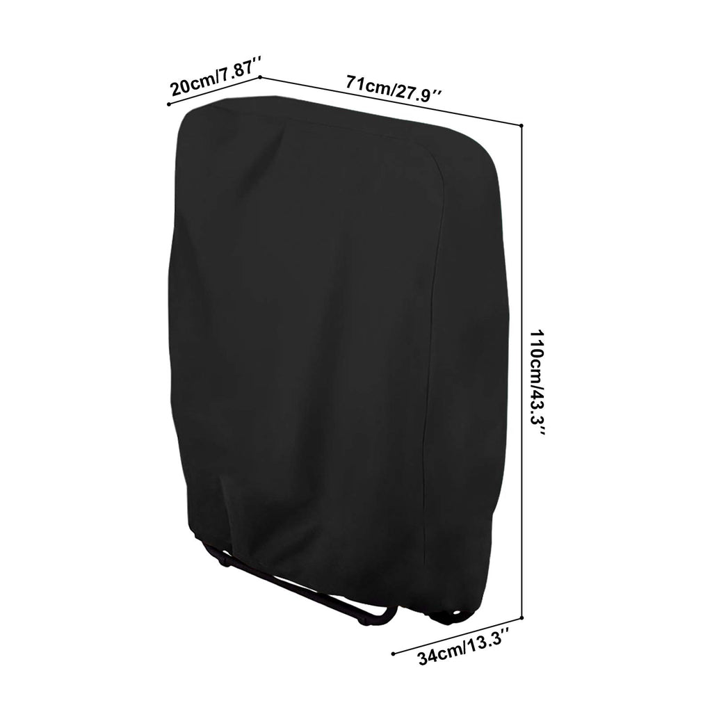 Outdoor Furniture Cover Waterproof 2PCS, Zero Gravity Chair Covers, Folding Patio Chair Covers All Weather, Dustproof