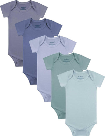 Solid Bodysuit - Short Sleeve Long Sleeve Pack