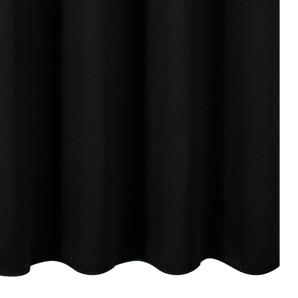 Blackout Curtains 66 x 95 inch/Black Curtains Set of 2 Panels/Thermal Insulated Room Darkening Bedroom Curtains