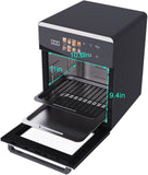 18QT Large Air Fryer Oven with Touch Screen Display, 10-in-1 Air Fry, Roast, Bake, Broil, Dry, Frozen, Proof Combo