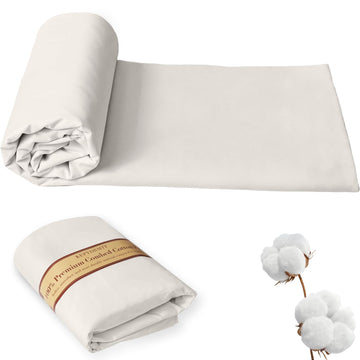 58"Wide 100% Combed Cotton Fabric By The Yard, Nature Fabric, Soft and Durable, Quilting Material for Sewing and DIY