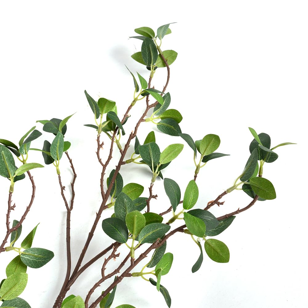 6pcs Faux Stems Artificial Branches for Vase Artificial Stems Artificial Greenery Stems Faux Green Stems Artificial