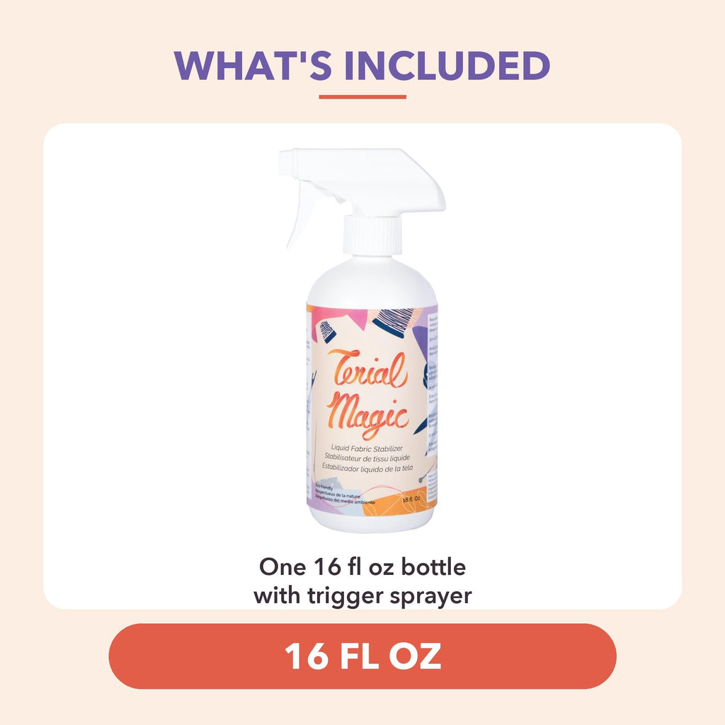 Magic Fabric Stabilizer Spray, 16 oz Spray Bottle