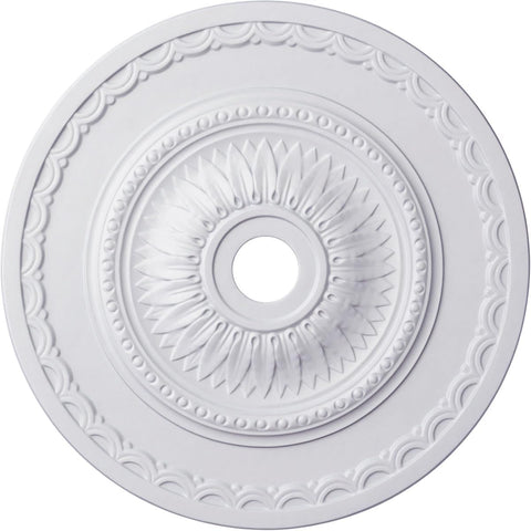 29 1/2"OD x 3 5/8"ID x 1 5/8"P Sunflower Ceiling Medallion (Fits Canopies up to 5 5/8")