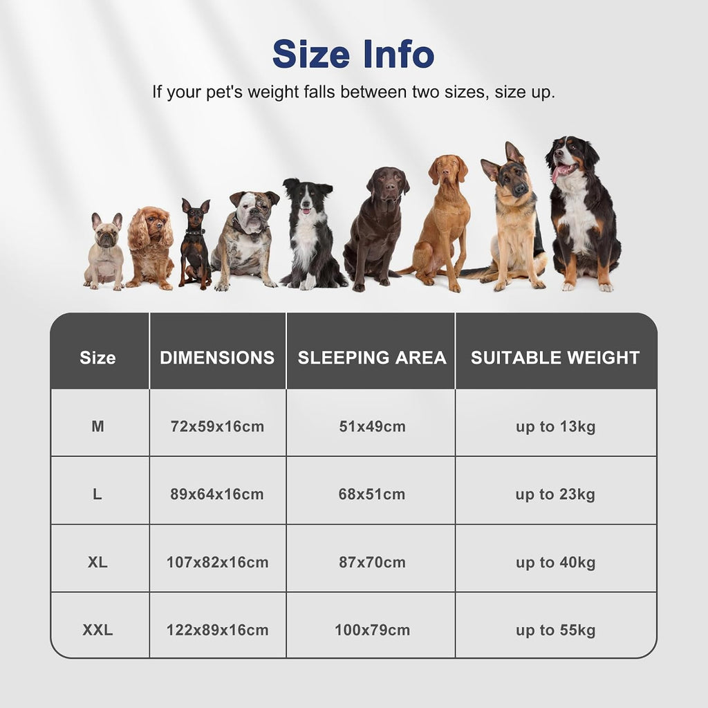 Orthopedic Supportive Large Dog Bed, XL Waterproof Pet Bed