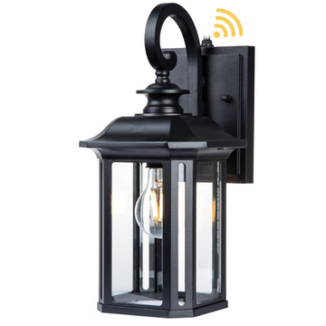 Dusk to Dawn Outdoor Wall Light Fixtures, 19'' Outdoor Porch Sconces