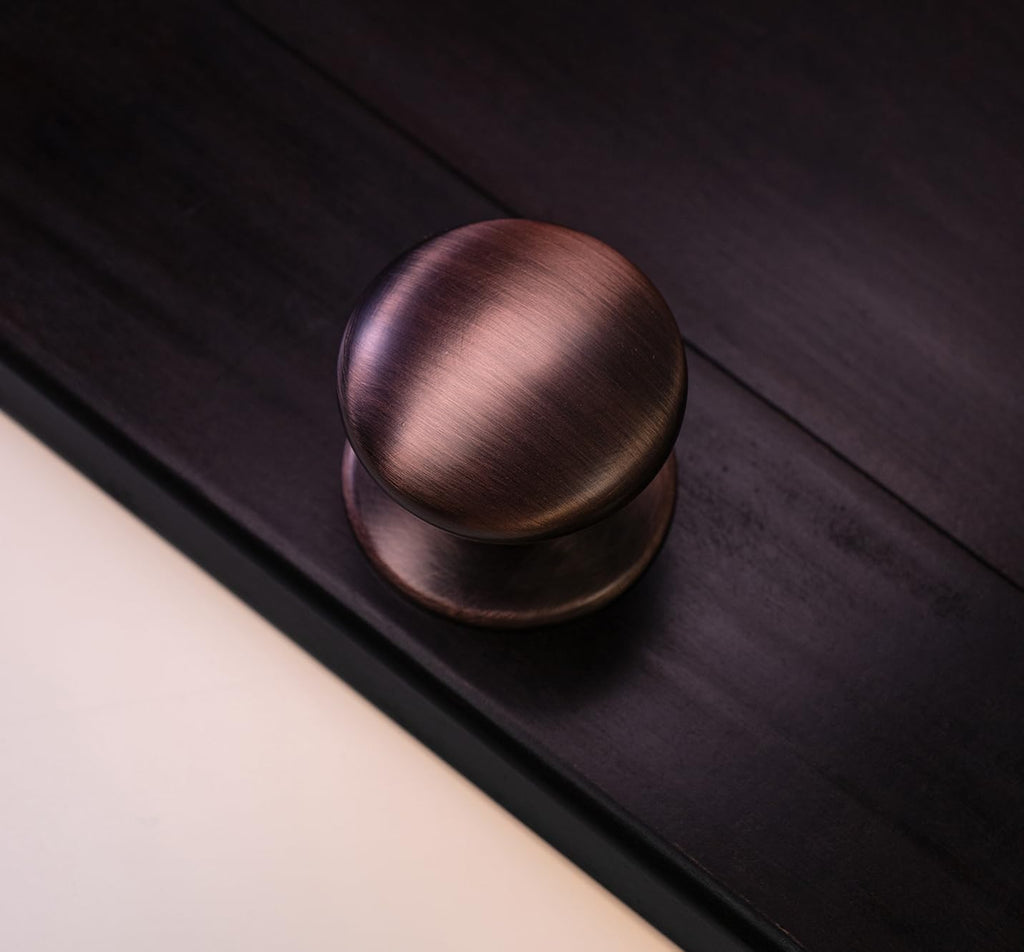 2-Pack ORB 1.6" Large Bi-fold Closet Door Dummy Knobs Wide Base