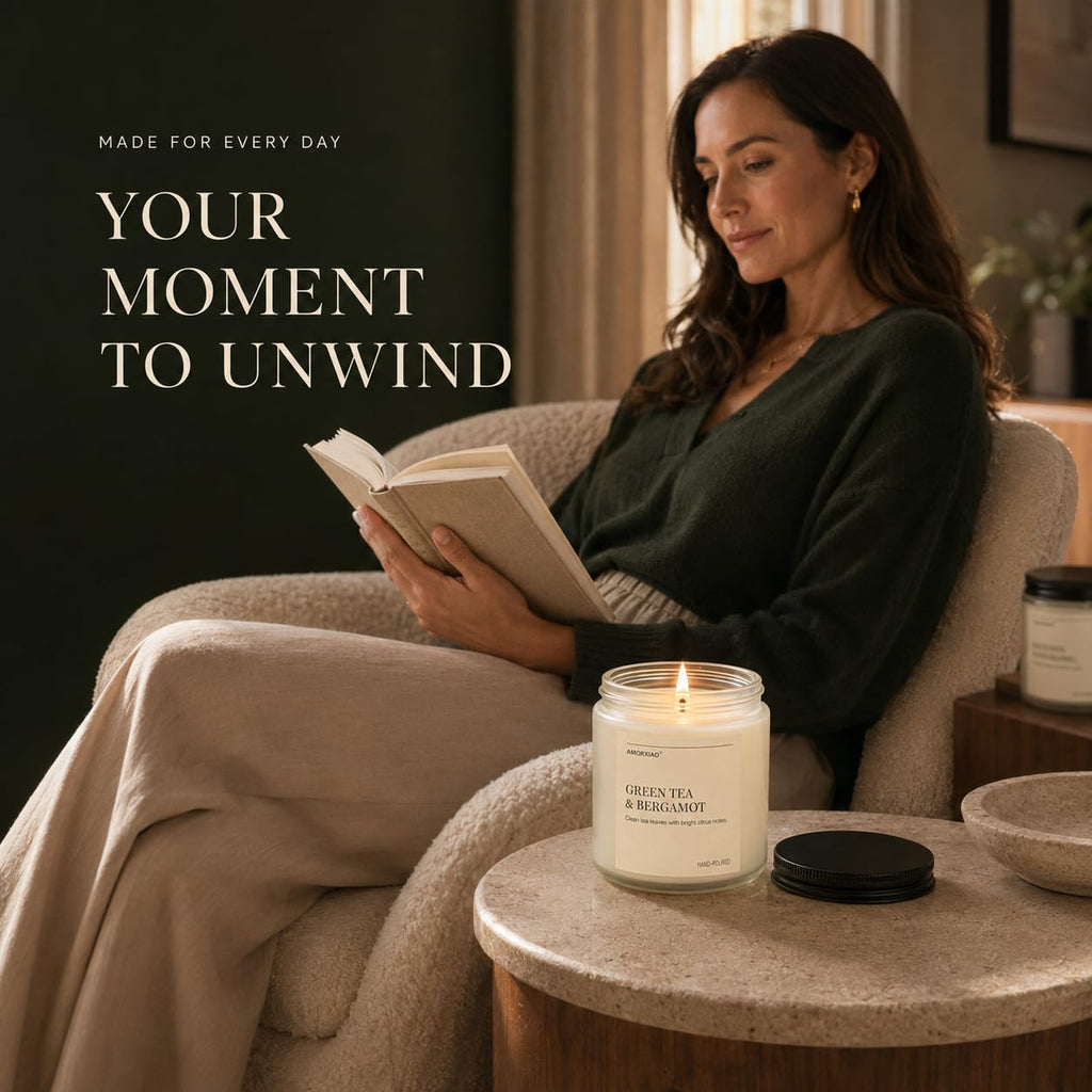 Scented Candles Gift Set for Women, 8 Pack Soy Wax Jar Candles