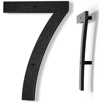 10 Inch Black House Numbers for Outside, Large Address Numbers (7)
