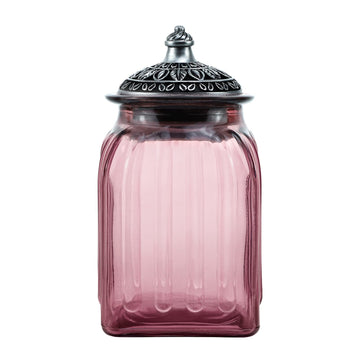 Vintage Crystal Glass Candy Jar with Lid Food Jar Nut Jar Jewelry Box Wedding Candy Buffet Jars Kitchen Storage